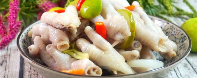 柠檬无骨鸡爪的做法 怎样做柠檬无骨鸡爪