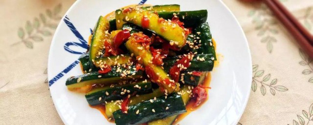凉拌黄瓜应该怎样做才好吃 好吃的凉拌黄瓜做法简介