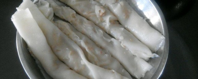 自制拉肠粉的做法 怎么做自制拉肠粉