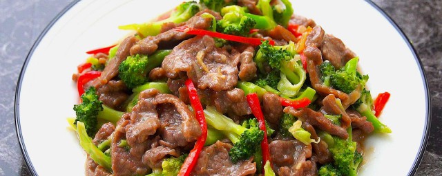 花椰菜炒牛肉 花椰菜炒牛肉做法介绍