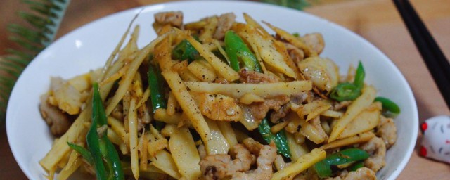 肉丝烩春笋的做法 肉丝烩春笋怎样做