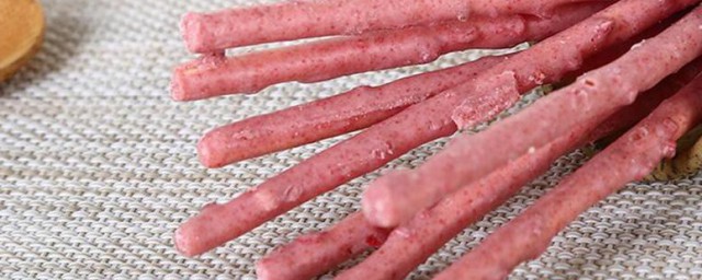酸甜草莓味百奇棒 酸甜草莓味百奇棒怎样做