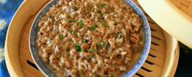怎样制作潮汕蒸肉饼 潮汕蒸肉饼做法简介