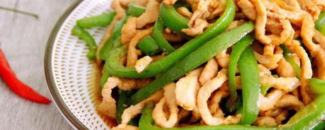 青椒肉丝 青椒肉丝的做法