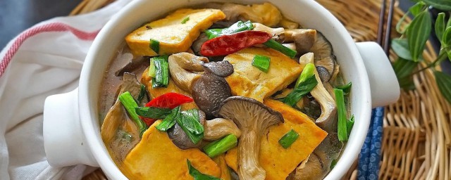 豆腐平菇煲 如何做豆腐平菇煲
