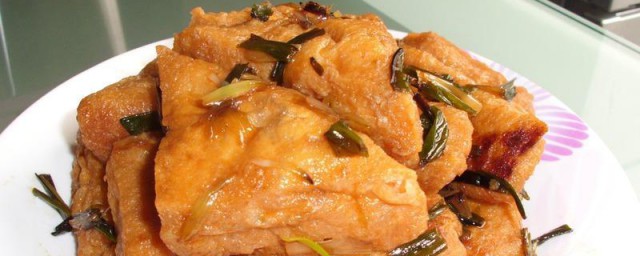 红烧三角油豆腐 红烧三角油豆腐的做法简介