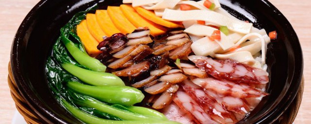 腊味双拼饭 腊味双拼煲仔饭的地道做法