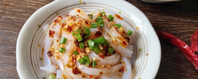 红油凉粉 红油凉粉的制作过程