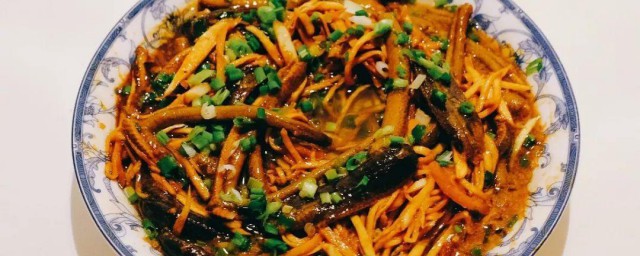 胡萝卜炒鳝丝 制作胡萝卜炒鳝丝的要领