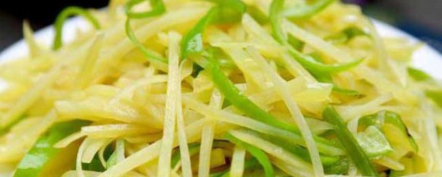 青椒土豆条做法步骤 青椒土豆条如何做