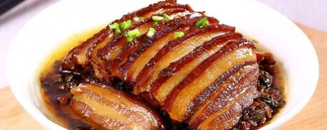 梅菜扣肉怎样做的呀 梅菜扣肉的做法简介