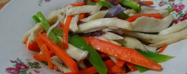 三色杏鲍菇做法诀窍 怎样做三色杏鲍菇