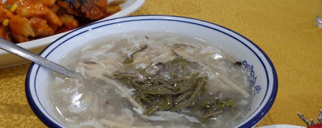 莼菜桂鱼羹 莼菜桂鱼羹怎样做