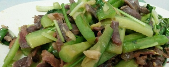 鸭肾炒凉瓜的做法 如何做鸭肾炒凉瓜