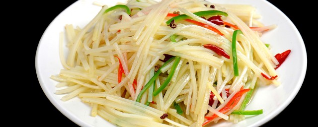 铁板炒土豆丝怎样做 铁板炒土豆丝的做法