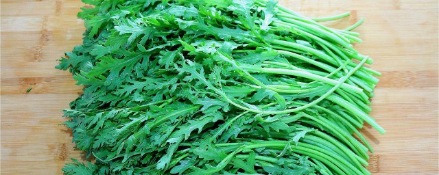 凉拌大叶茼蒿如何做 制作凉拌大叶茼蒿的方式