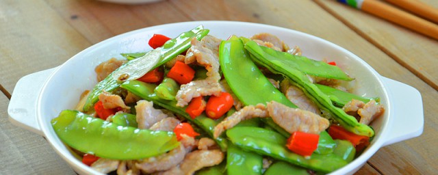 荷兰豆炒肉的做法 怎样做荷兰豆炒肉