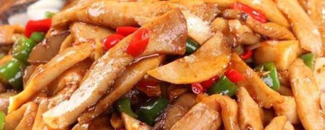 干锅杏鲍菇次序 干锅杏鲍菇的做法简介