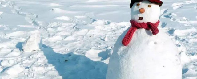 堆雪人的次序 堆雪人的流程