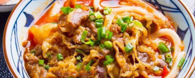 牛肉酸汤乌冬面 牛肉酸汤乌冬面做法简介