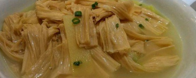 鸡汁腐竹的做法和配方 怎样做鸡汁腐竹