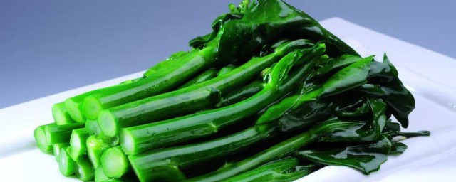 玉米炒芥蓝菜 怎样做玉米炒芥蓝菜