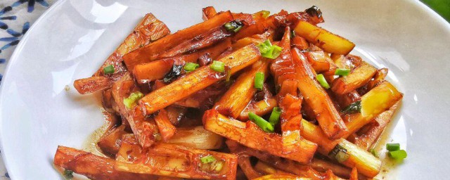 酱香笋豆干 酱香笋豆干做法介绍
