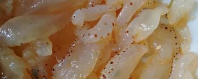 青柠海蛰丝 青柠海蛰丝的做法