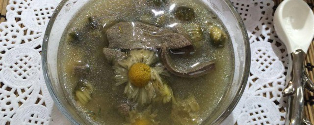 菊花猪肝煲 菊花猪肝煲的做法