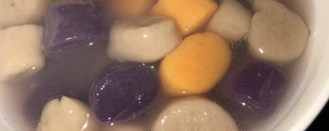 香芋圆的做法和配方 怎样做香芋圆
