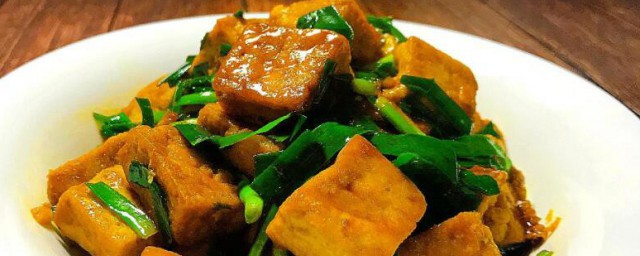 蒜炒油豆腐 蒜炒油豆腐如何做
