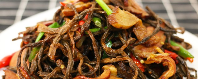 干豆角炒驴肉 怎样做干豆角炒驴肉