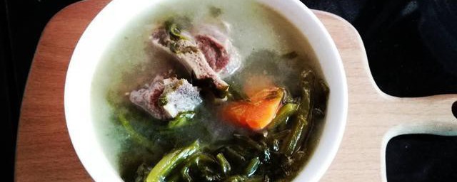 西洋菜红萝卜煲猪肉汤怎样做 西洋菜红萝卜煲猪肉汤做法简单简介