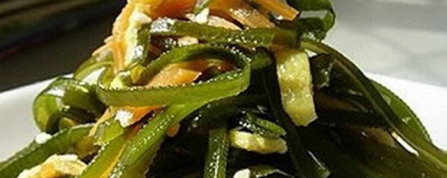 香芹炝海带 香芹炝海带怎样做