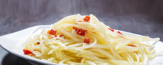 三色土豆丝怎样做 三色土豆丝的做法