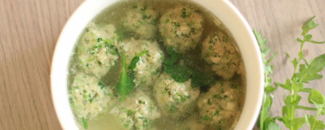 荠菜丸子豆腐汤怎样做 荠菜丸子豆腐汤的做法