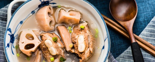 莲藕豌豆排骨汤 莲藕豌豆排骨汤的烹饪办法