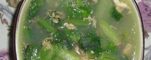 莴笋叶发菜汤怎样做 莴笋叶发菜汤的做法