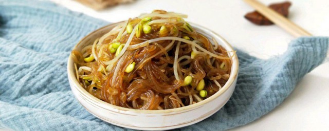 绿豆芽炒粉怎样做 绿豆芽炒粉做法
