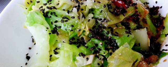 芝麻包菜如何做 芝麻包菜的简单做法