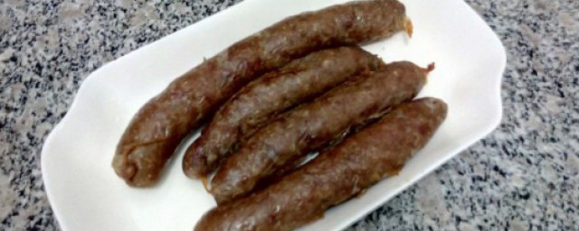 蒜味香肠怎样做 蒜味香肠做法简介