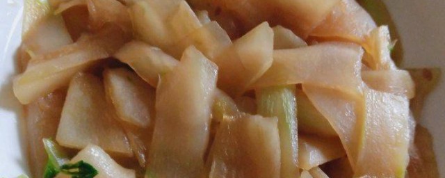 棒菜炒肉片的做法 棒菜炒肉片的做法介绍