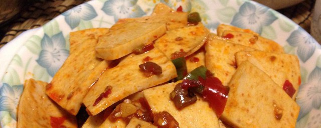 红烧千页豆腐怎样做 红烧千页豆腐怎样做