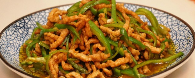 青椒炒肉丝方式 青椒炒肉做法