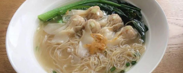 正宗传统云吞面做法 正宗传统云吞面做法步骤