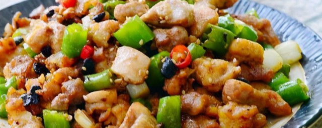 豆豉炒肉丁家常做法 怎么做豆豉炒肉丁
