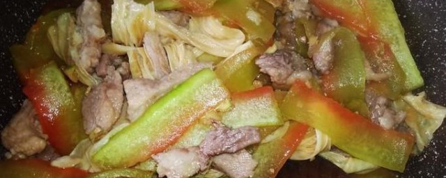 美味好吃的腐竹肉丝炒西瓜皮的做法 腐竹肉丝炒西瓜皮的做法简介