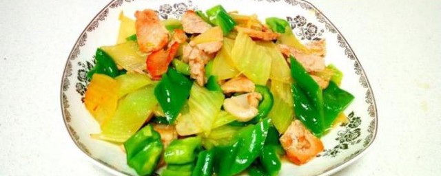莴笋青椒炒肉片的家常做法? 莴笋青椒炒肉片的做法简介