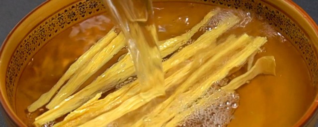 腐竹中间泡不开怎样办 腐竹中间泡不开解决技巧