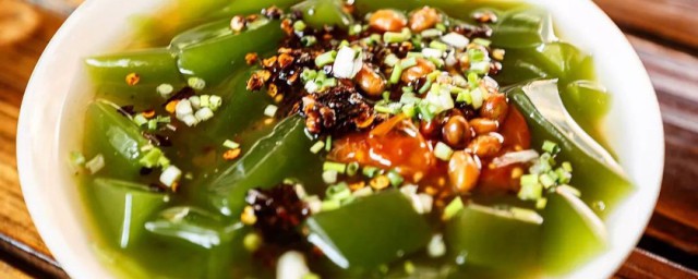 凉瓜神仙豆腐怎样做 凉瓜神仙豆腐的做法简介